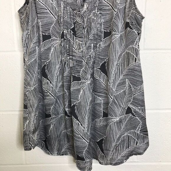 A Pea in the Pod Womens Maternity Black & White Sleeveless Tank Top Size Small - Picture 4 of 14